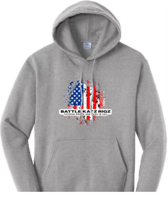 BK Heather Grey Hoodie